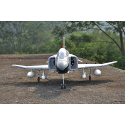 LX F4 Phantom Twin 70mm EDF RC Jet Grey With Retracts Kit Version